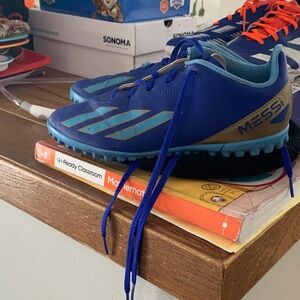 Kids' Blue Soccer Cleats - Lightweight Turf Shoes